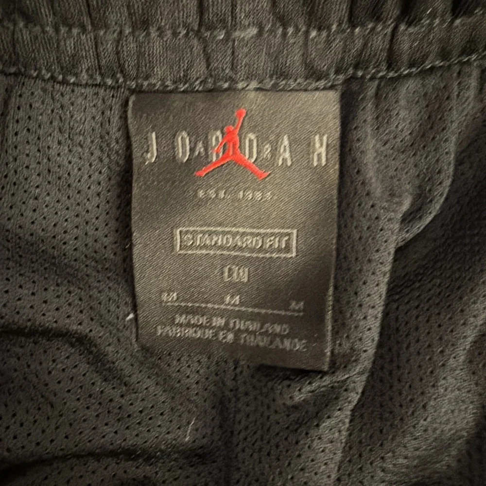 Jordan Pants Mens Medium Black Jogger Elastic Waist Drawstring Sweatpants